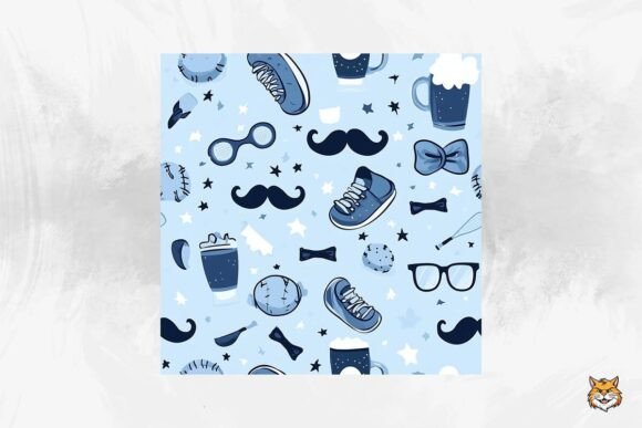 Download Father's Day Seamless Pattern - Seamless pattern Collection