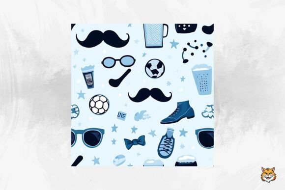 Download Father's Day Seamless Pattern - Seamless pattern Collection