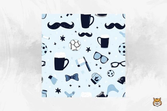 Download Father's Day Seamless Pattern - Seamless pattern Collection