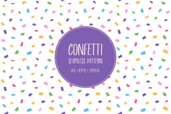Download Confetti Seamless Pattern, Background - Seamless pattern Collection