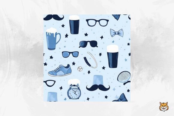 Download Father's Day Seamless Pattern - Seamless pattern Collection