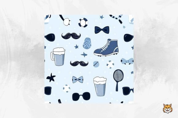 Download Father's Day Seamless Pattern - Seamless pattern Collection