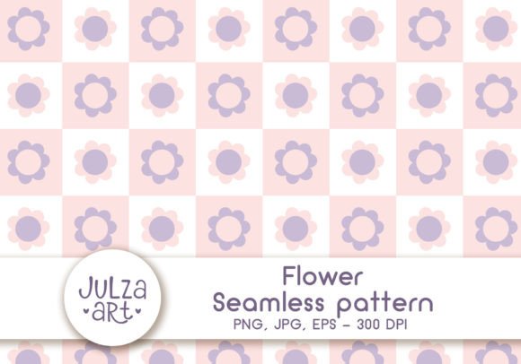 Download Retro Flower Seamless Pattern - Seamless pattern Collection