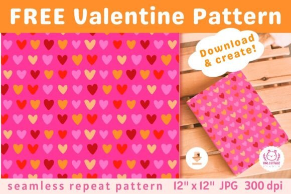 Download FREE Pink Valentine Seamless Pattern - Seamless pattern Collection