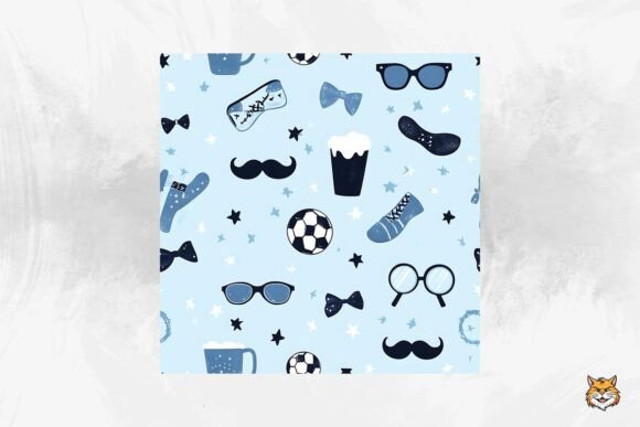 Download Father's Day Seamless Pattern - Seamless pattern Collection