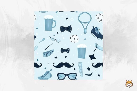 Download Father's Day Seamless Pattern - Seamless pattern Collection