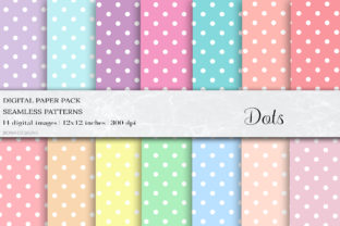 Download Pastel Dots Seamless Patterns - Seamless pattern Collection
