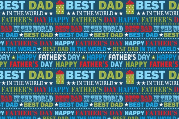 Download Father's Day Seamless Pattern Design - Seamless pattern Collection